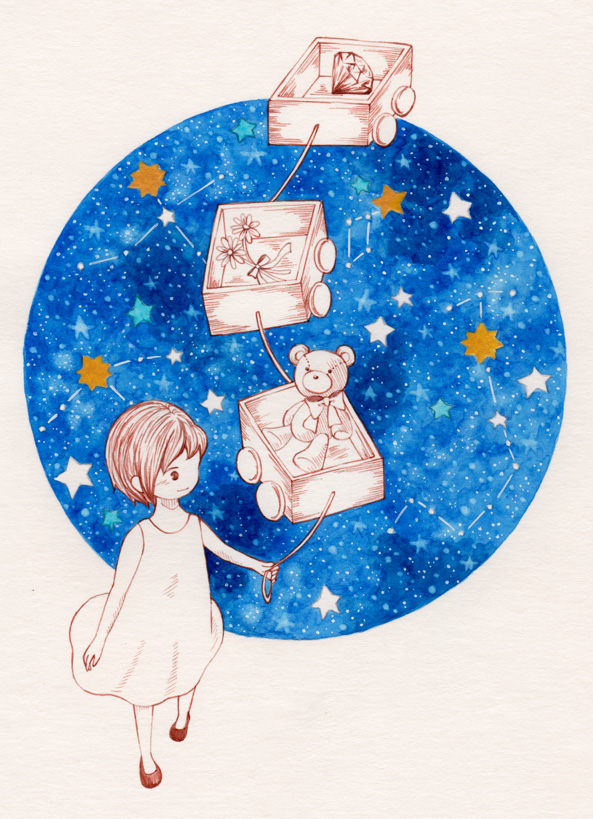 銀河鉄道を夢見る